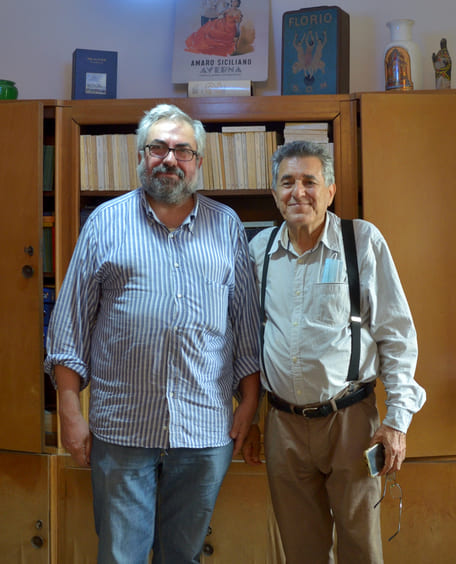 Pippo Di Falco con Angelo Cutaia